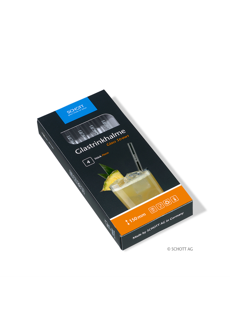 SCHOTT Glastrinkhalm im 4er Set / 150mm – Bild 4