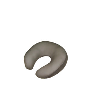 Mio Nackenrolle, Plüsch, steingrau, 40 x 30 x 11 cm