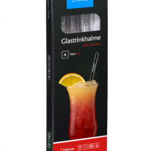 SCHOTT Glastrinkhalm im 4er Set / 230mm