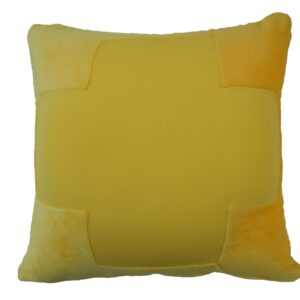 Culto Exklusiv, Kreuz sonnengelb, 40 x 40 cm