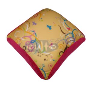 Mio Fiesta, Ornament apricot, Plüsch rosa, 35 x 35 x 16 cm