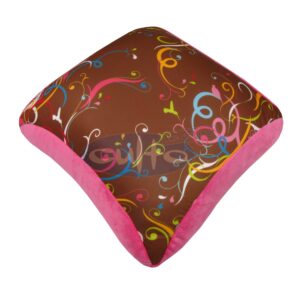 Mio Fiesta, Ornament braun , Plüsch pink, 35 x 35 x 16 cm