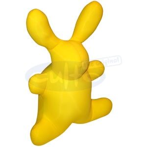 Mio Hase klein gelb, 40 x 35 x 15cm