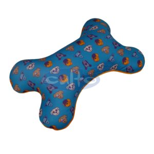 Mio Knochen Hunde, Plüsch orange, 42 x 14 x 11 cm