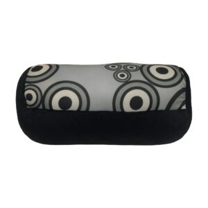 Mio Rolle Kreis, schw./weiß, Plüsch schwarz, 30 x 17 x 17 cm