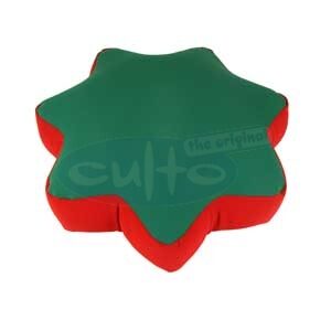 Mio Sonne, rot/grün, 35 x 35 x 12 cm