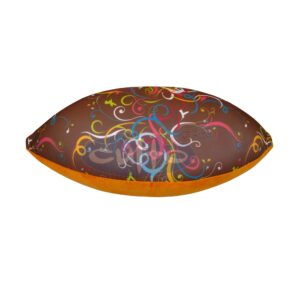 Mio Trinity klein Ornament braun, Plüsch orange, 60 x 25 x